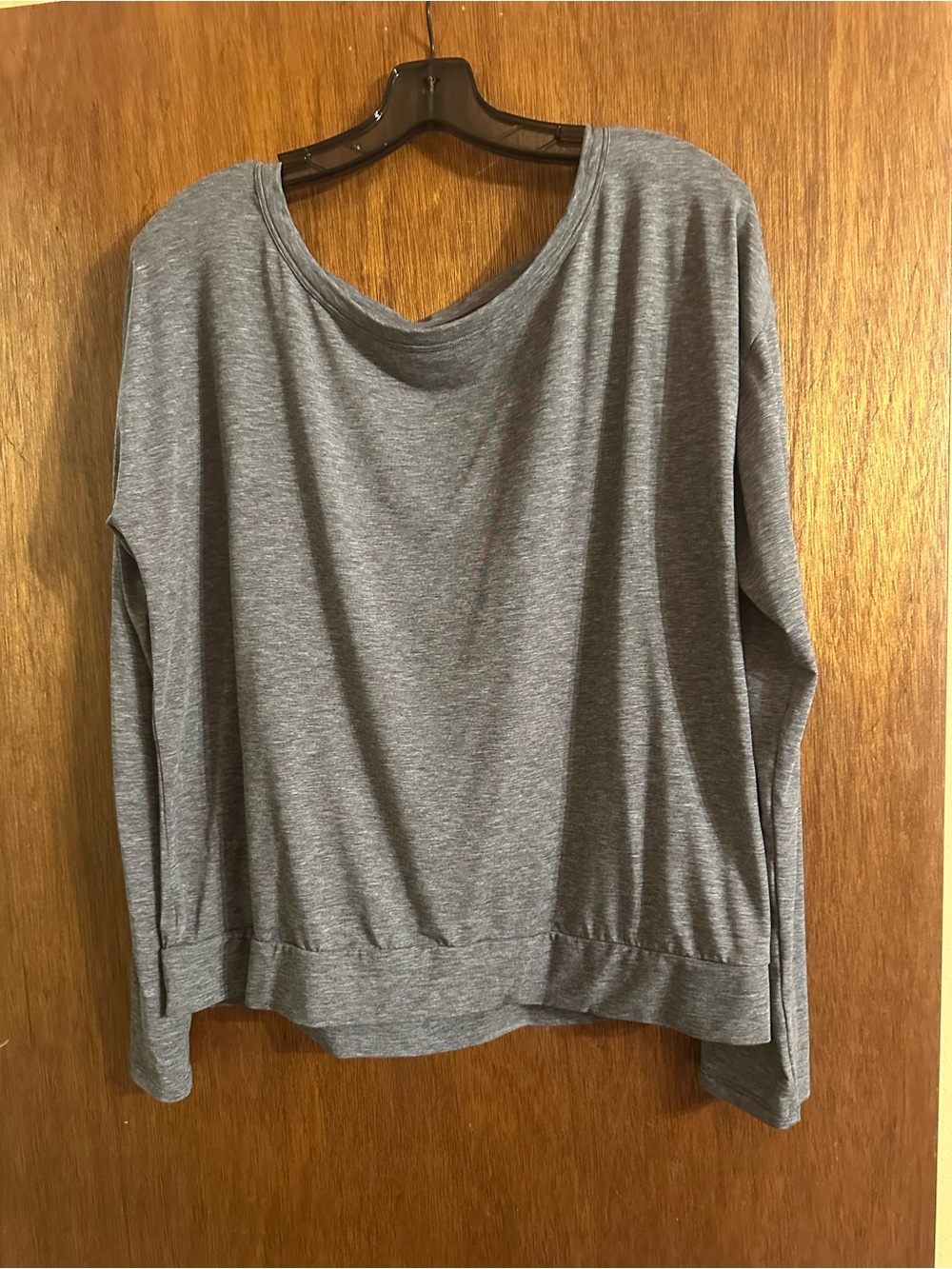 GAP Gray Lightweight Long-Sleeve Pullover
